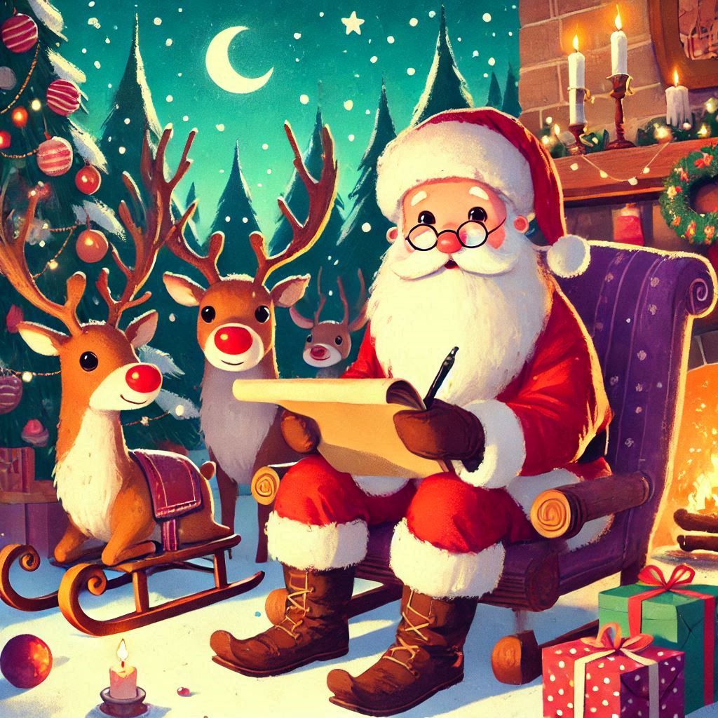 “Nel Cielo di Natale: Storie e Filastrocche delle Renne di Babbo Natale”